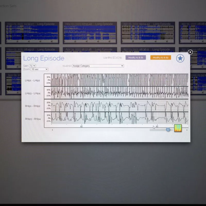 data slide showing a graph