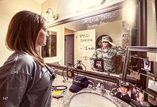 Photo Leone contributed to Veteran Vision Project