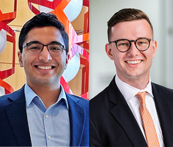left: Hersh Bhargava; right: Alexander Merriman