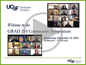 GRAD 210 Community Symposium, Sept 14, 2022